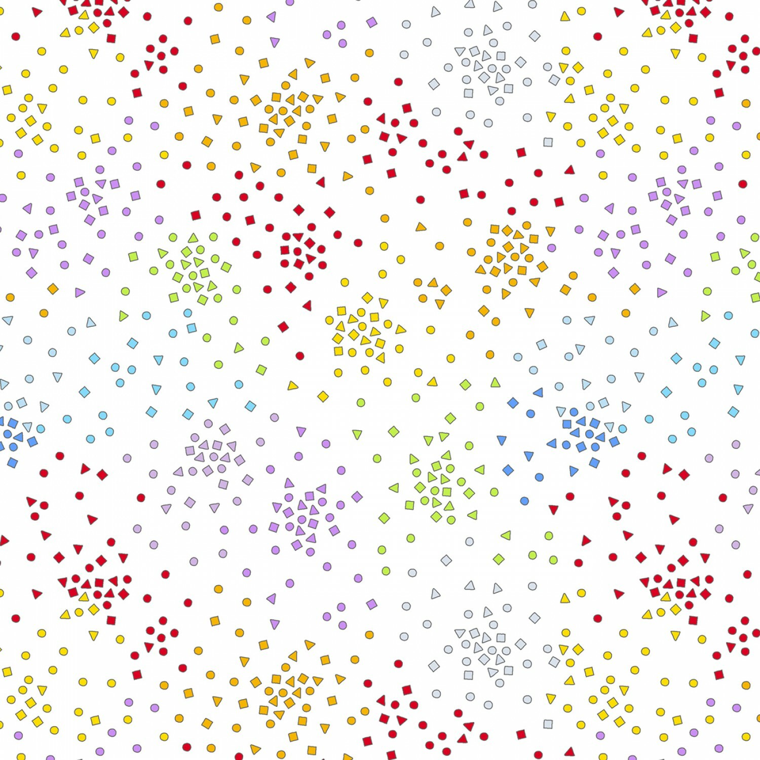 White Confetti Catmosphere by Wilmington Fabrics 1/2m cut