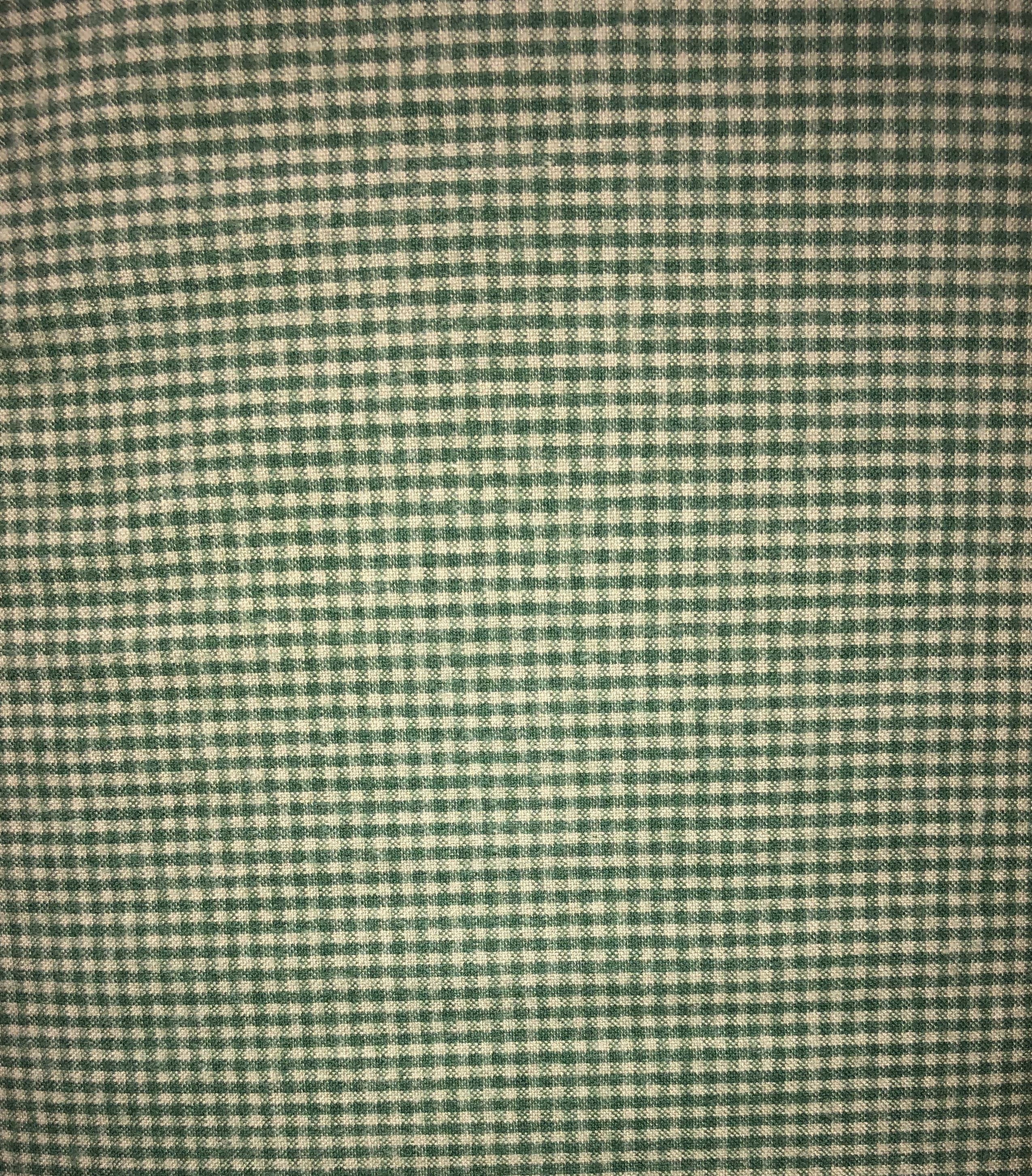Yarn Dyed Flannel - Green Check - 1/2m cut 55166