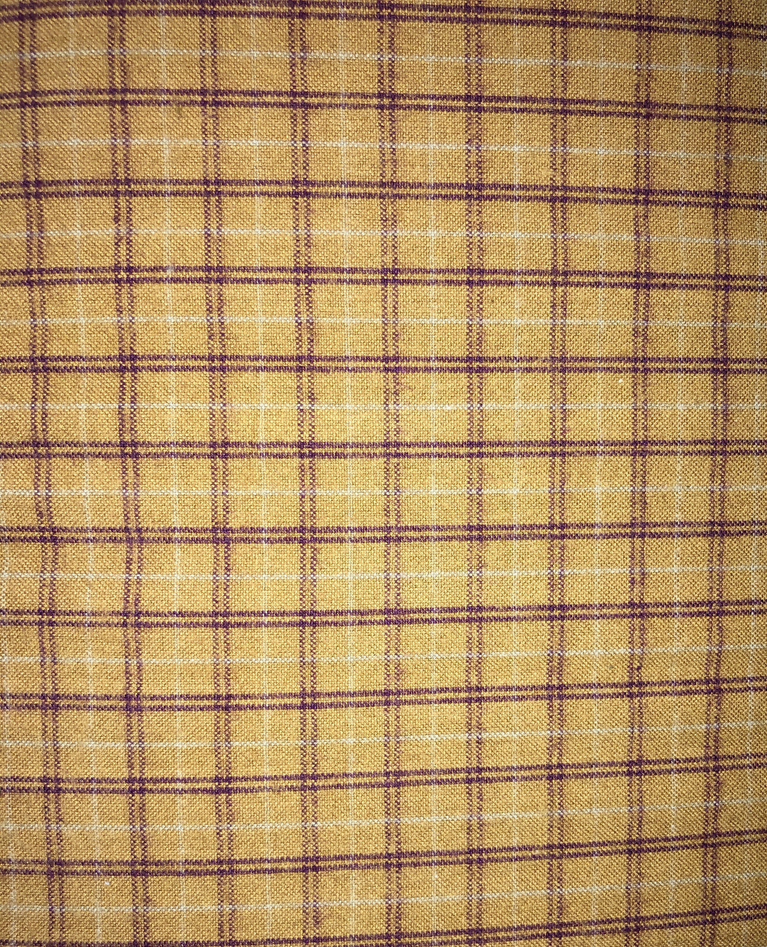 Yarn Dyed Flannel - Tan Plaid - 1/2m cut 55169