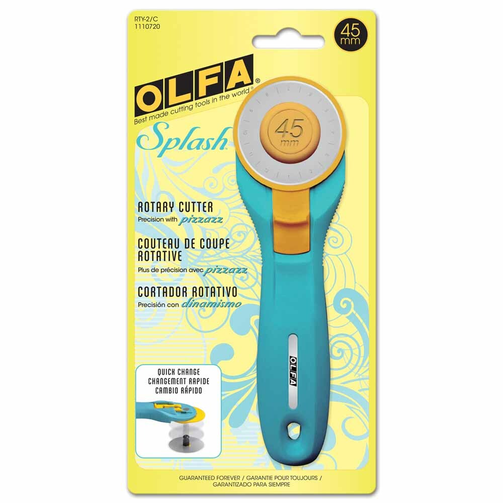 Olfa Splash Cutter - Aqua - 45mm 55540