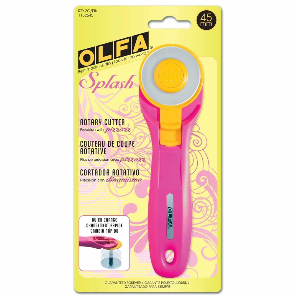 Olfa Splash Cutter - Pink - 45mm 55541