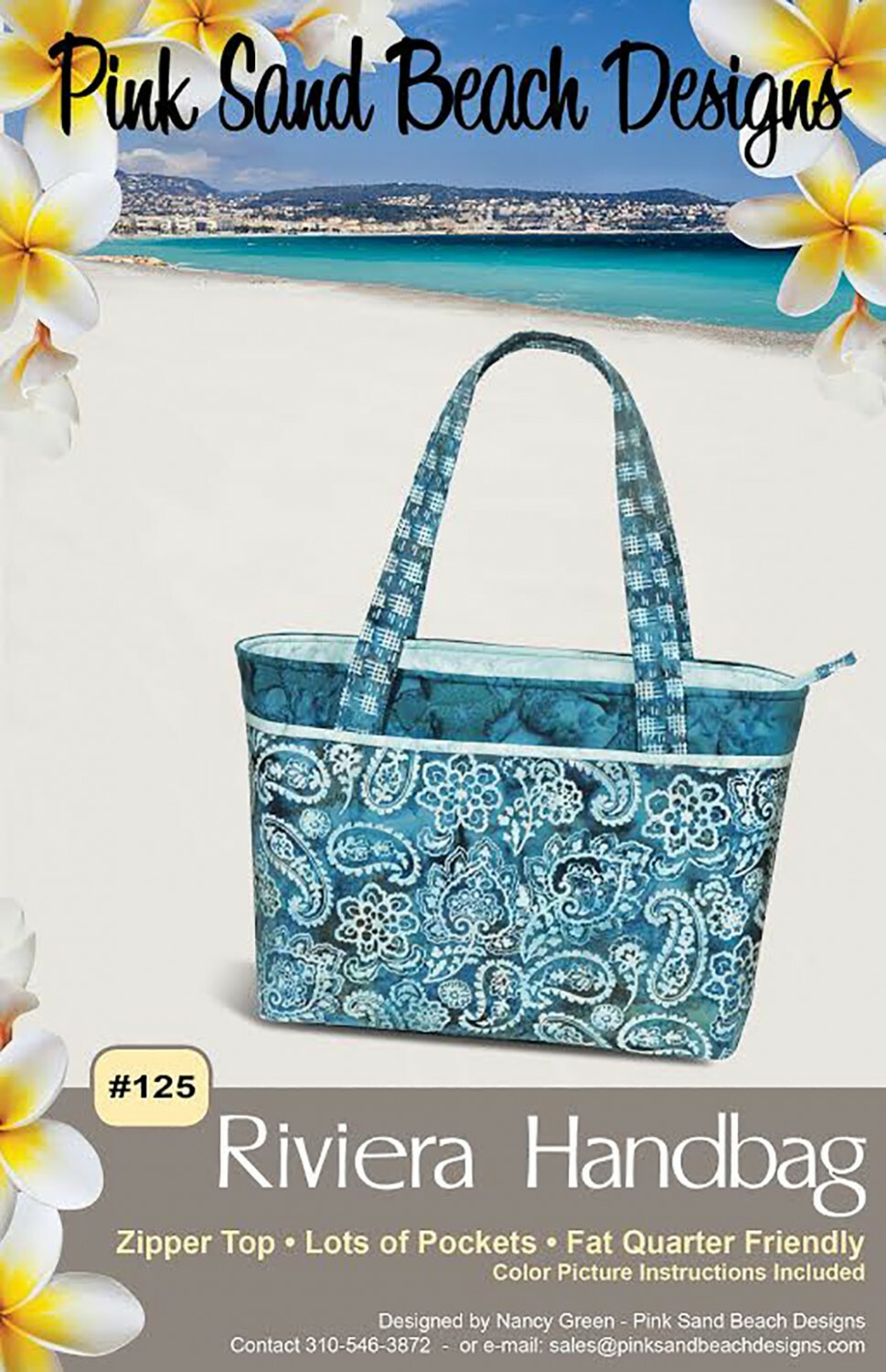 Riviera Tote Bag Pattern 55566