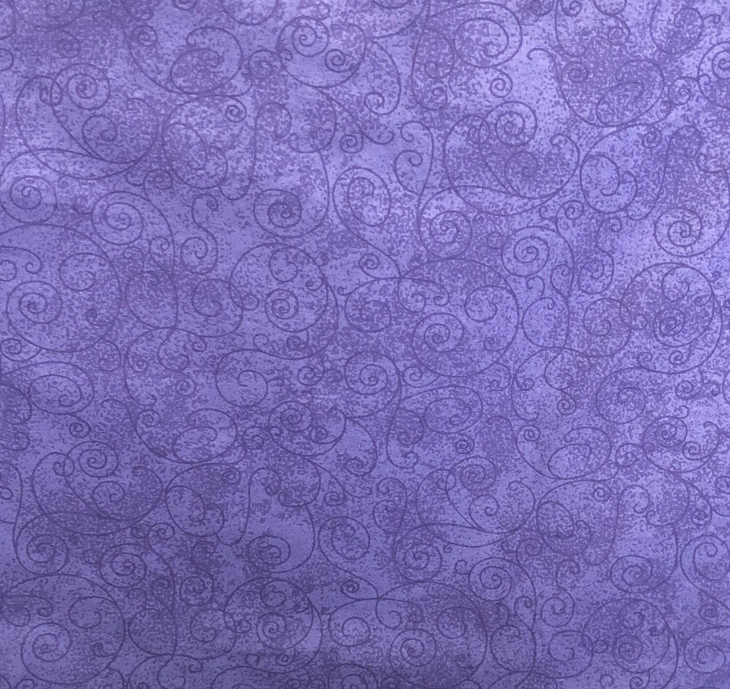 Flannel 108&quot; - Mauve Scroll - 1/2m cut