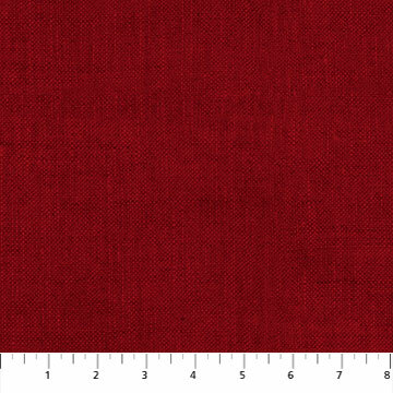 Vintage Christmas - Red Linen Texture - 1/2m cut 55787
