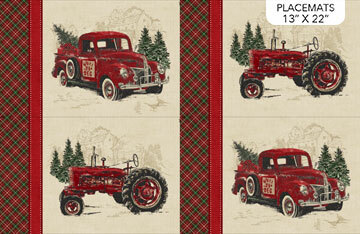 Vintage Christmas - Placemat Panel 55789