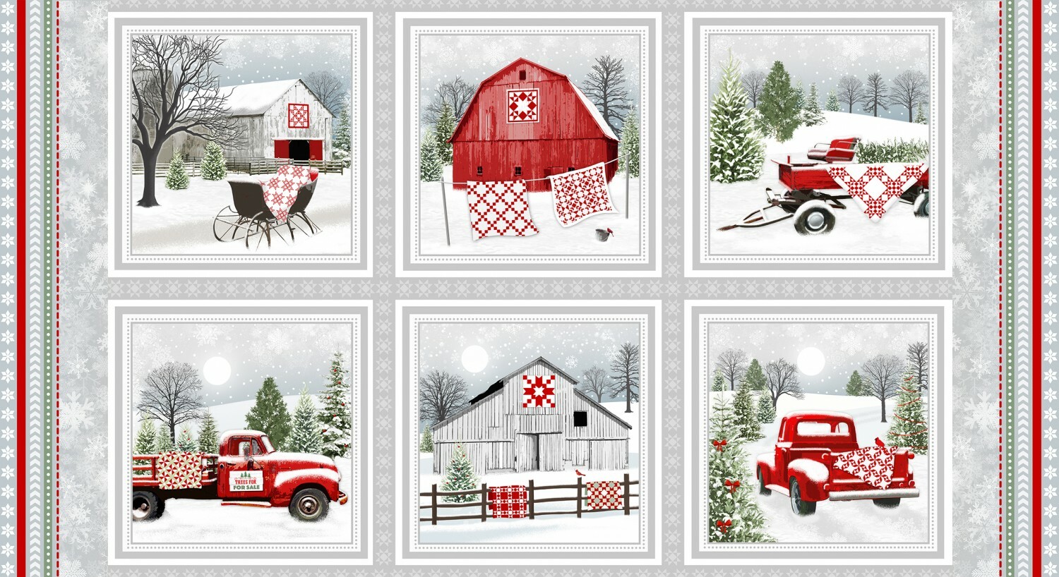 Holiday Heartland Panel 55810