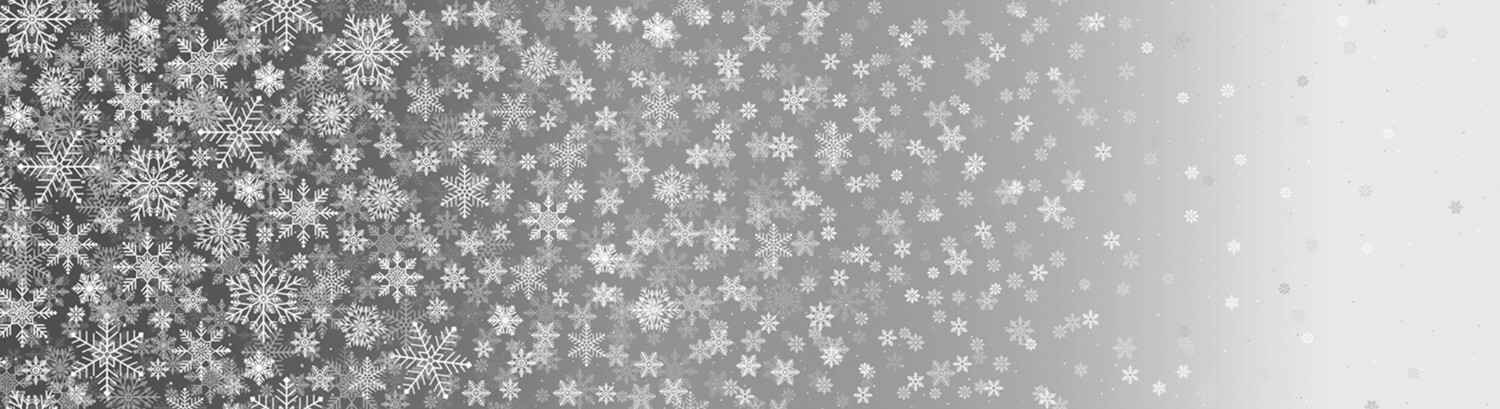 First Snowfall - Grey - 1/2m cut 55874