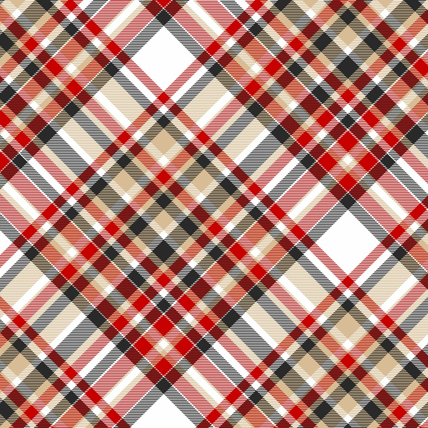 Timber Gnomies - Plaid - 1/2m cut 55914