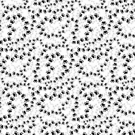 White Paw Prints - Catmosphere by Wilmington Fabrics - 1/2m cut 55949