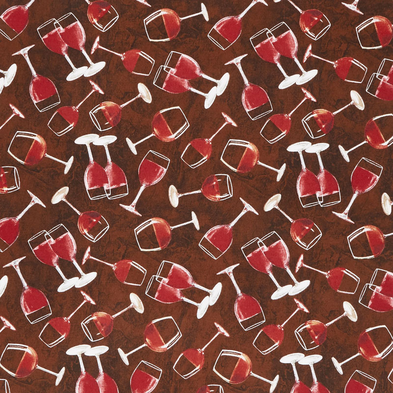 Red Wine - Tuscan Delight by Wilmington Fabrics - 1/2m cut 55951