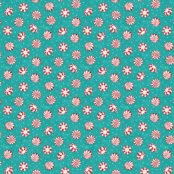 Teal Candy - Cuppa Cocoa by Wilmington Fabrics - 1/2m cut 55954