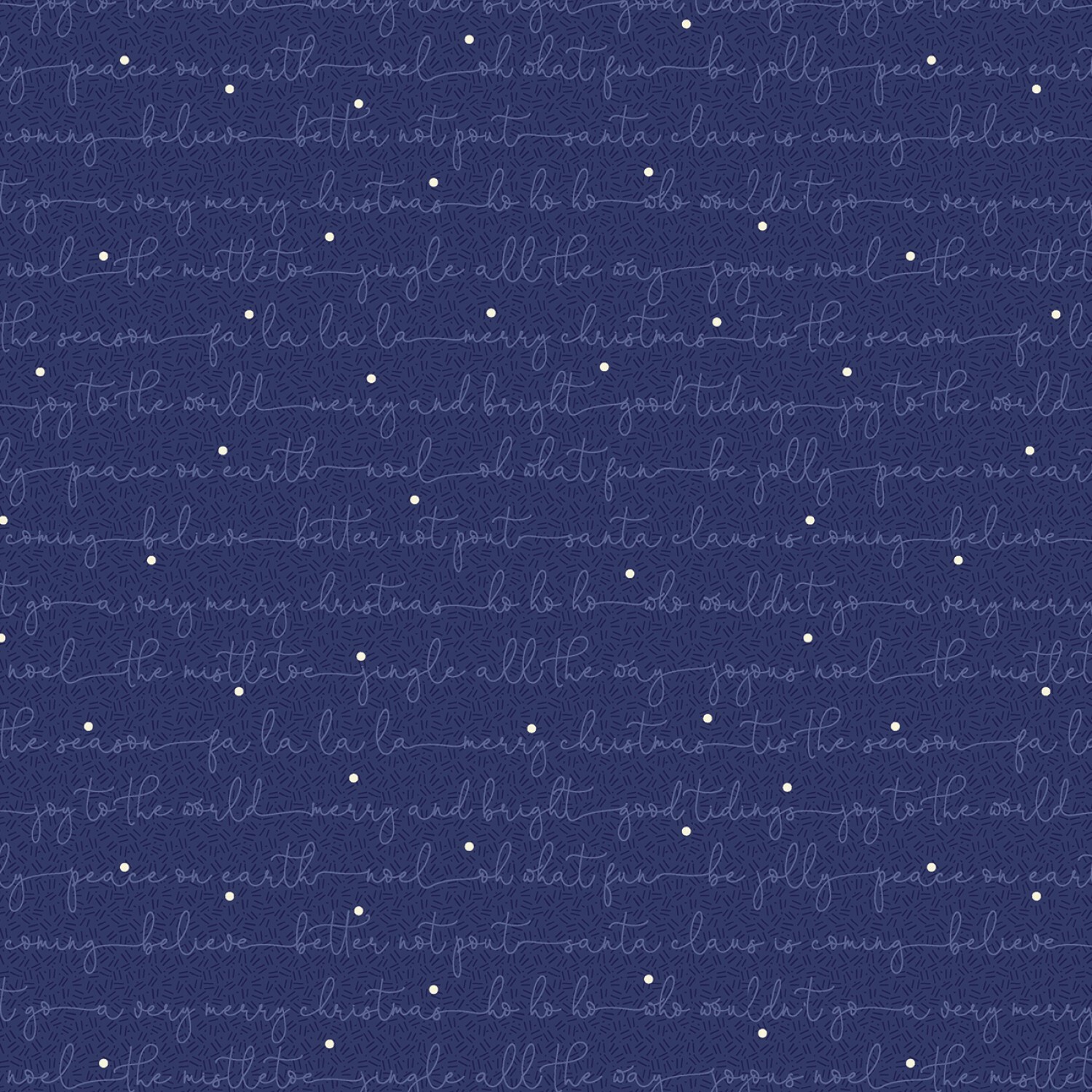 Navy Carols - Better Not Pout - 1/2m cut 55987