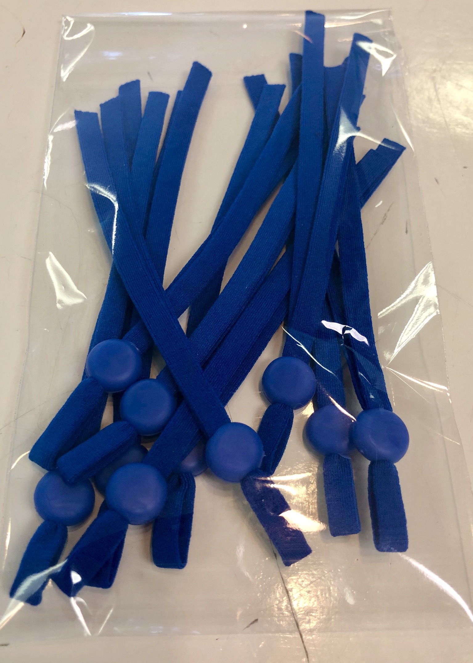 Adjustable Ear Lanyards - Royal Blue (pack of 10) 56043