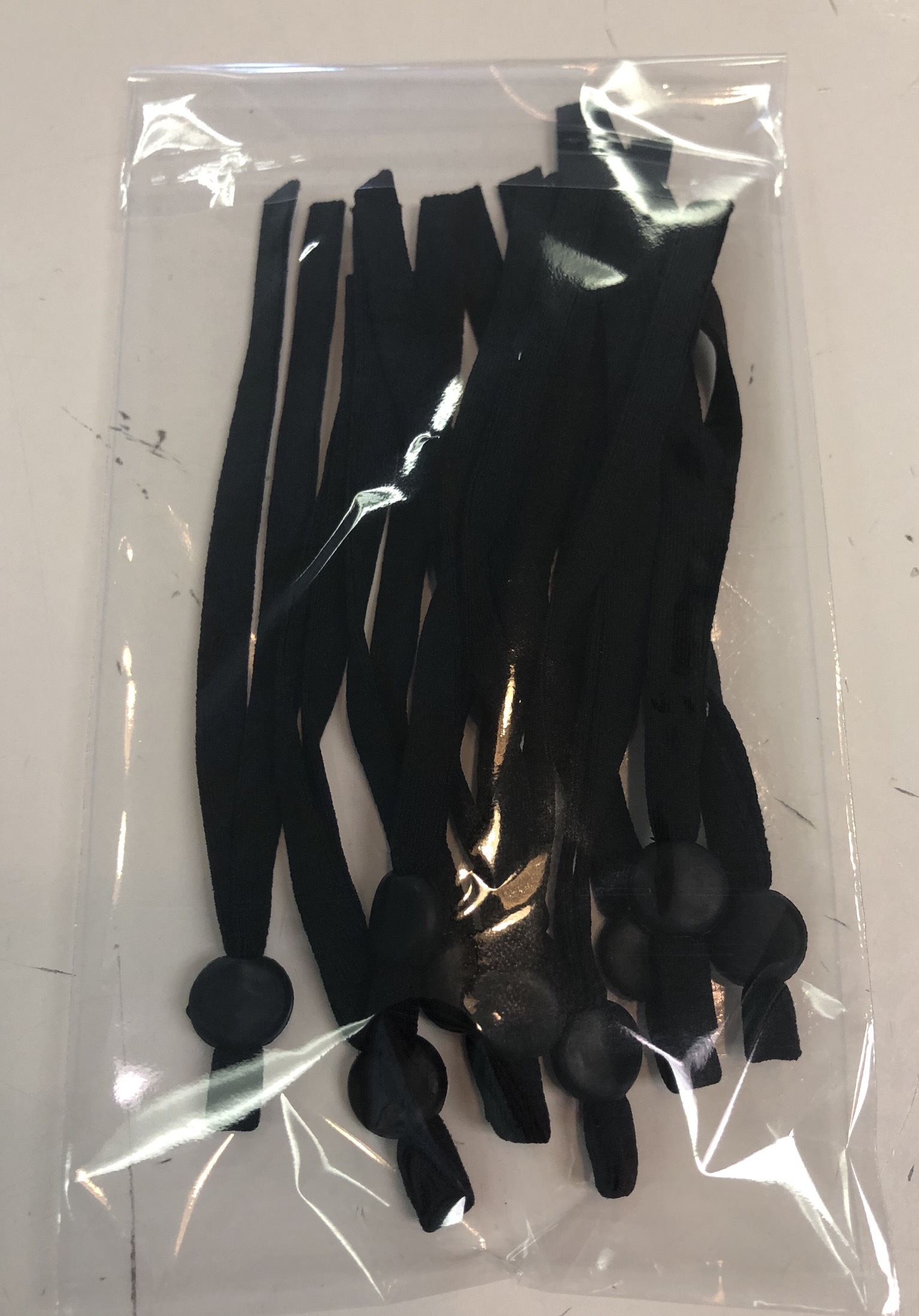 Adjustable Ear Lanyards - Black (pack of 10) 56046