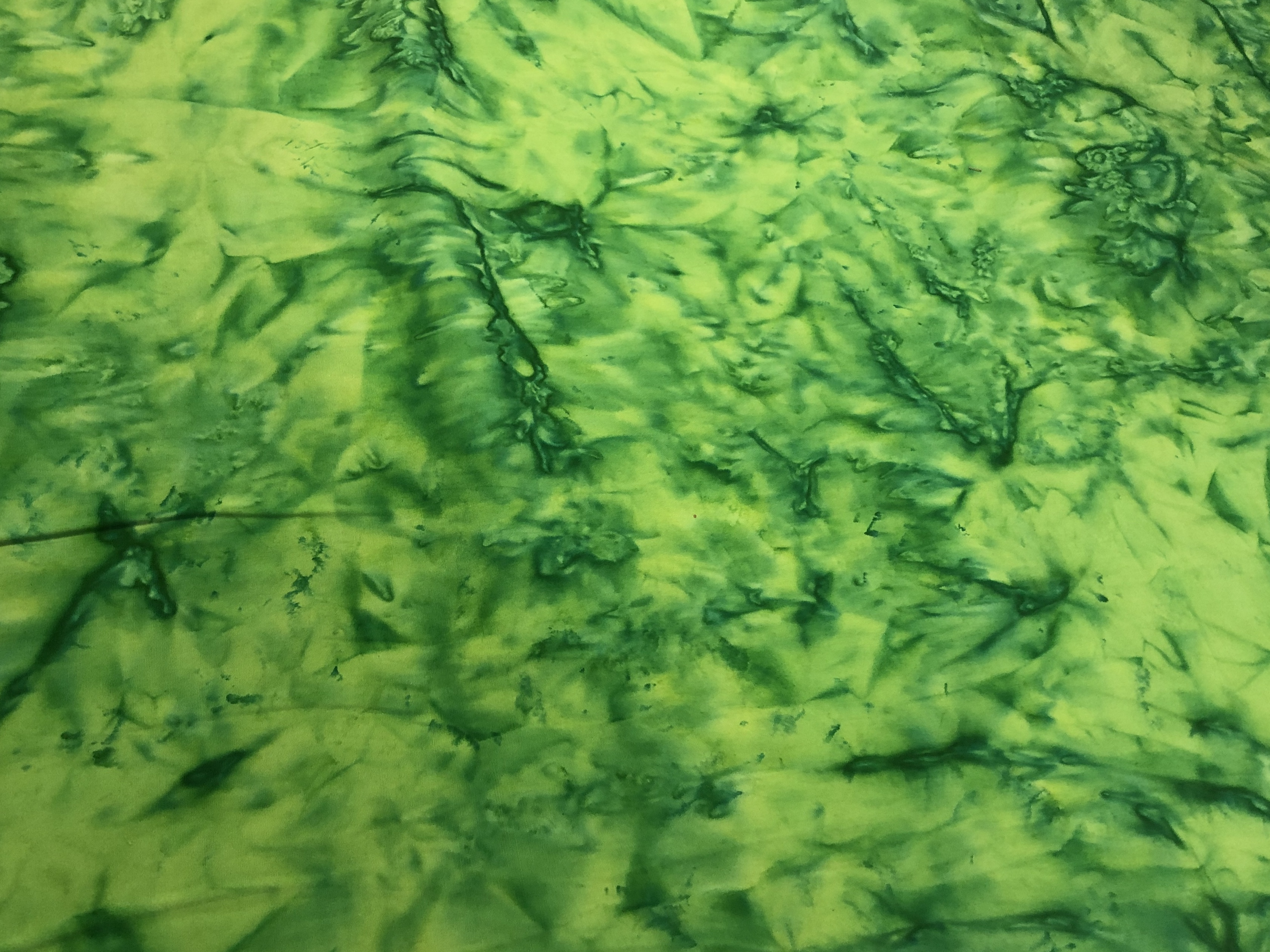 Green Tie Dye - Mohave - Batik - 1/2m cut 56072