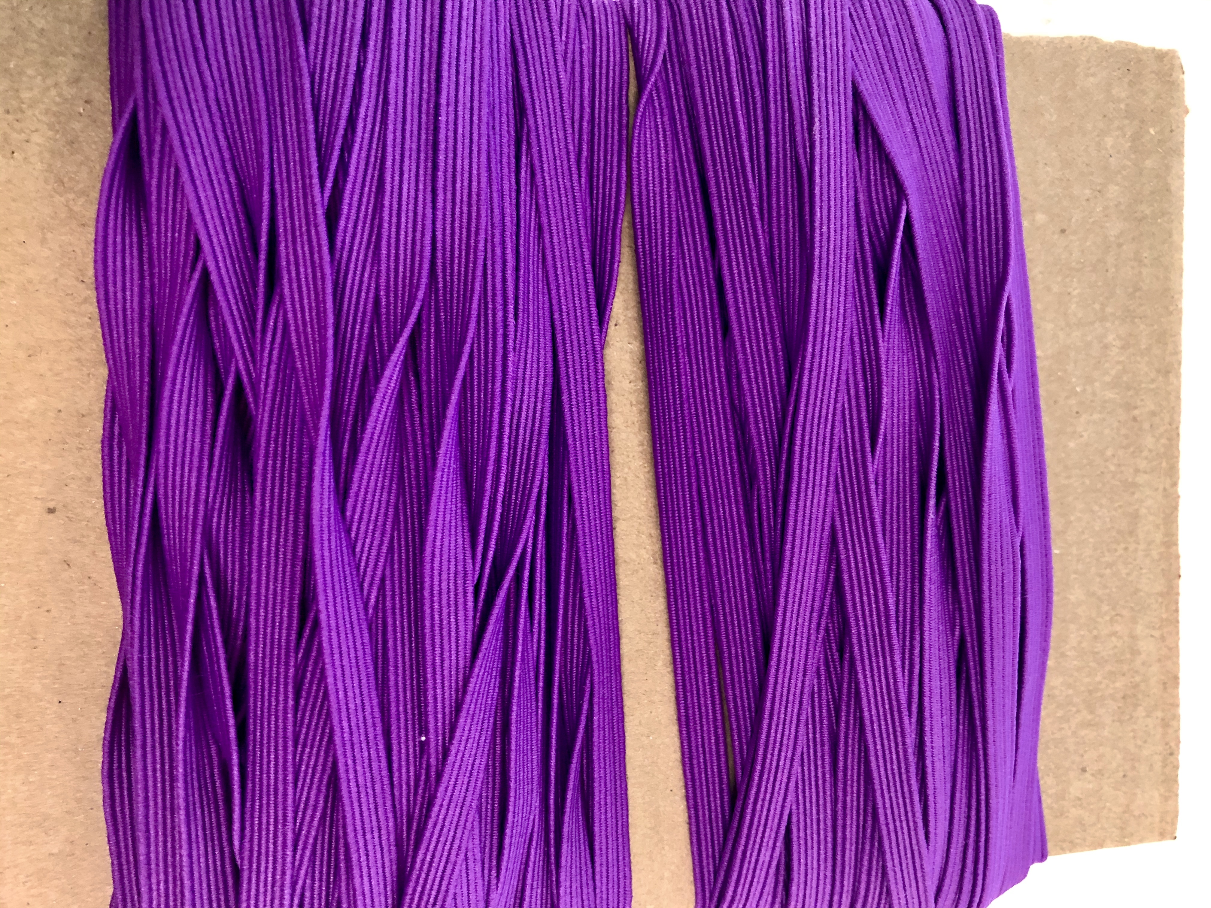 Elastic by the metre - Purple  - 1/4” wide 56147