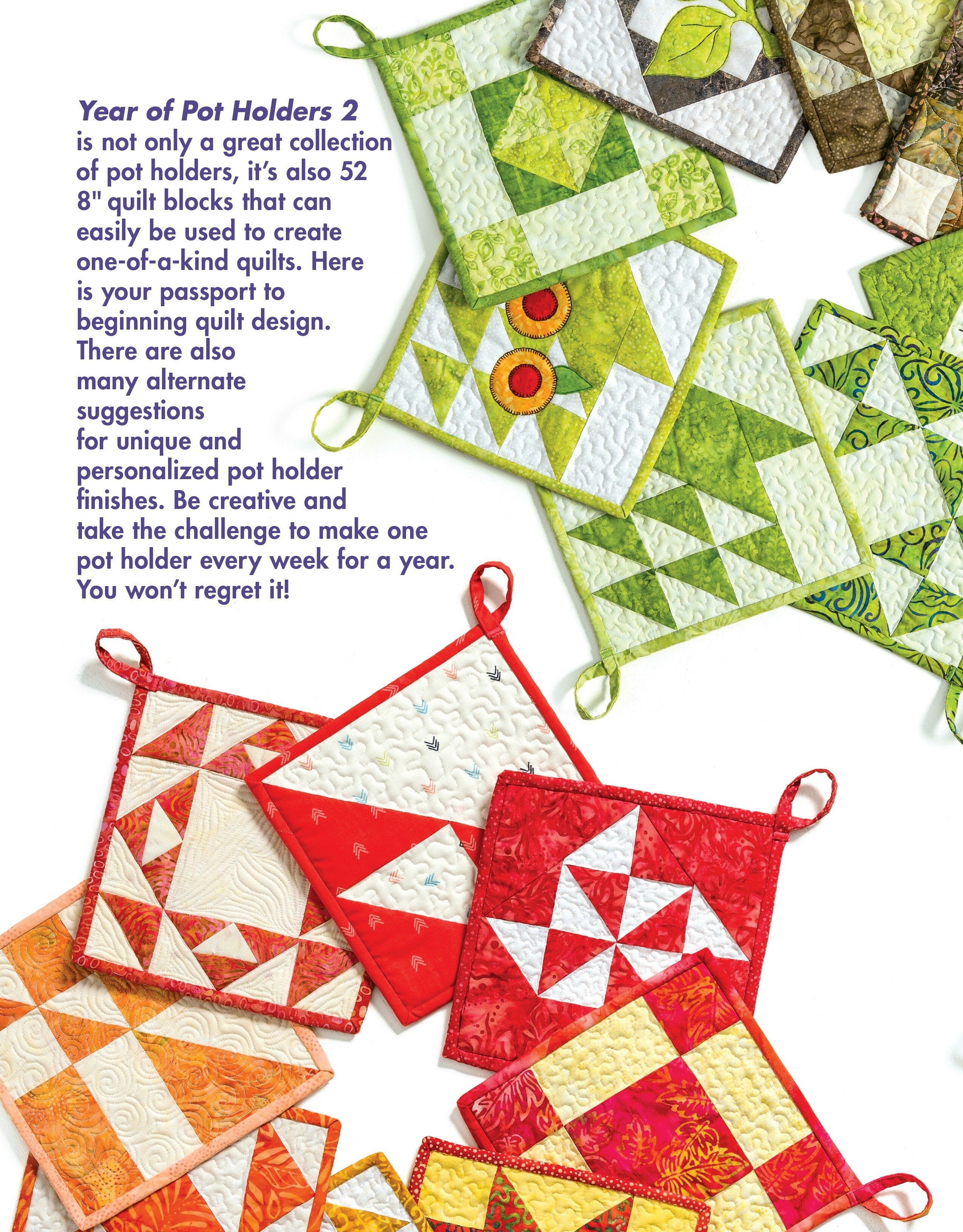 Year of Pot Holders 2 Book