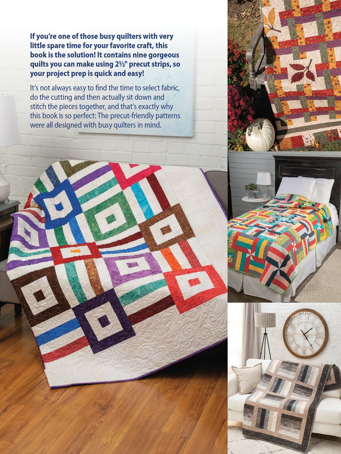 Time Saving Quilts with 2 1/2" Strips Book