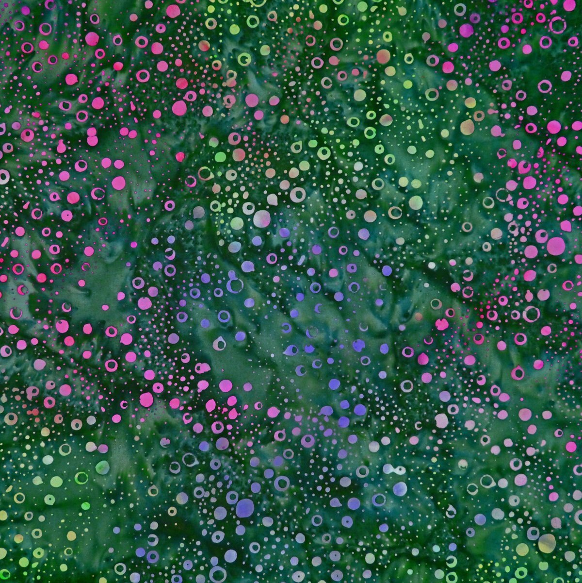 Green Iceberg - Flicker Flair - Batik - 1/2m cut 56223