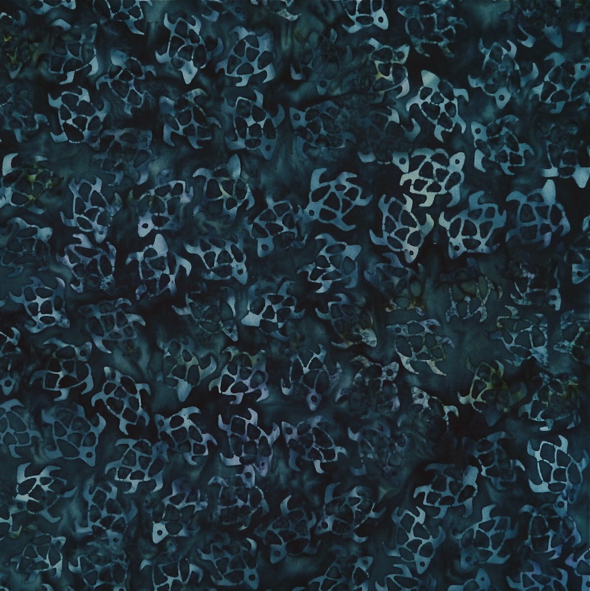 Charcoal - Ocean Tale - Batik - 1/2m cut 56222