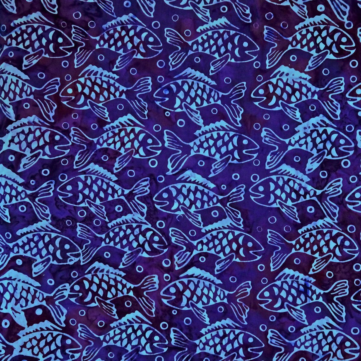 Dodger Blue - Legend Blue - Batik - 1/2m cut 56228