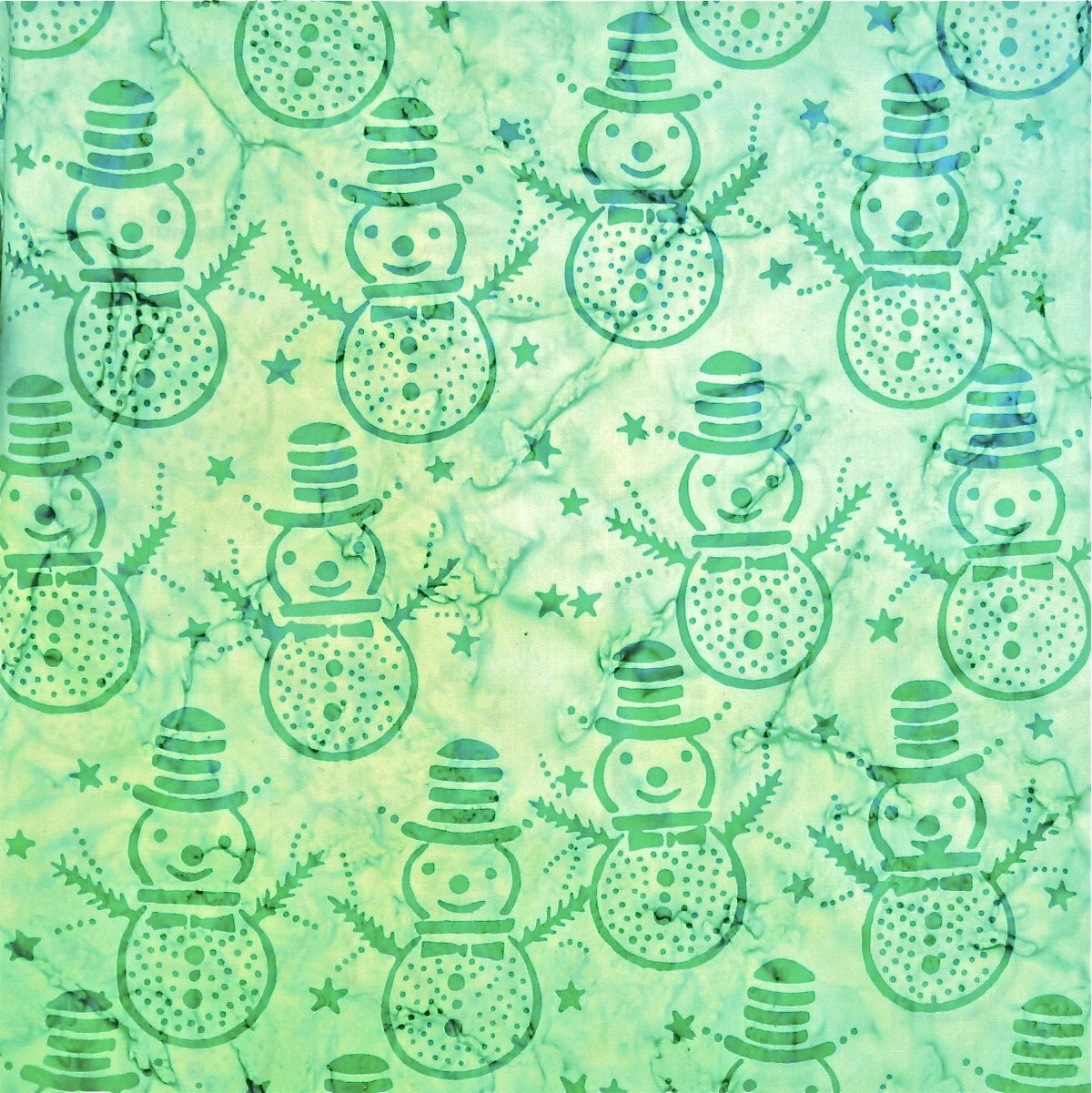 Mindy Mint - Frost Dance- Batik - 1/2m cut 56257