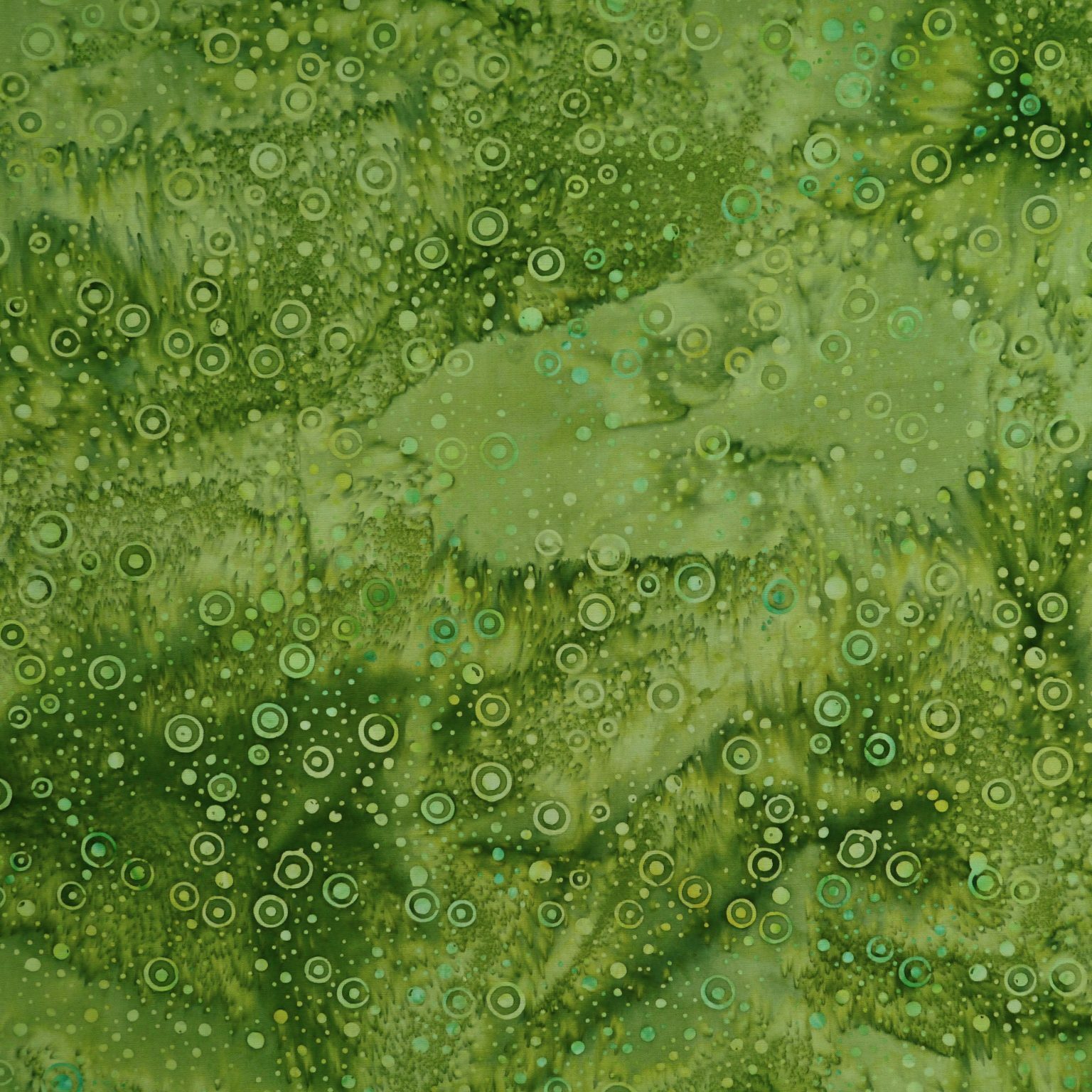 Hidden Green - Mango Squash - Batik - 1/2m cut 56233