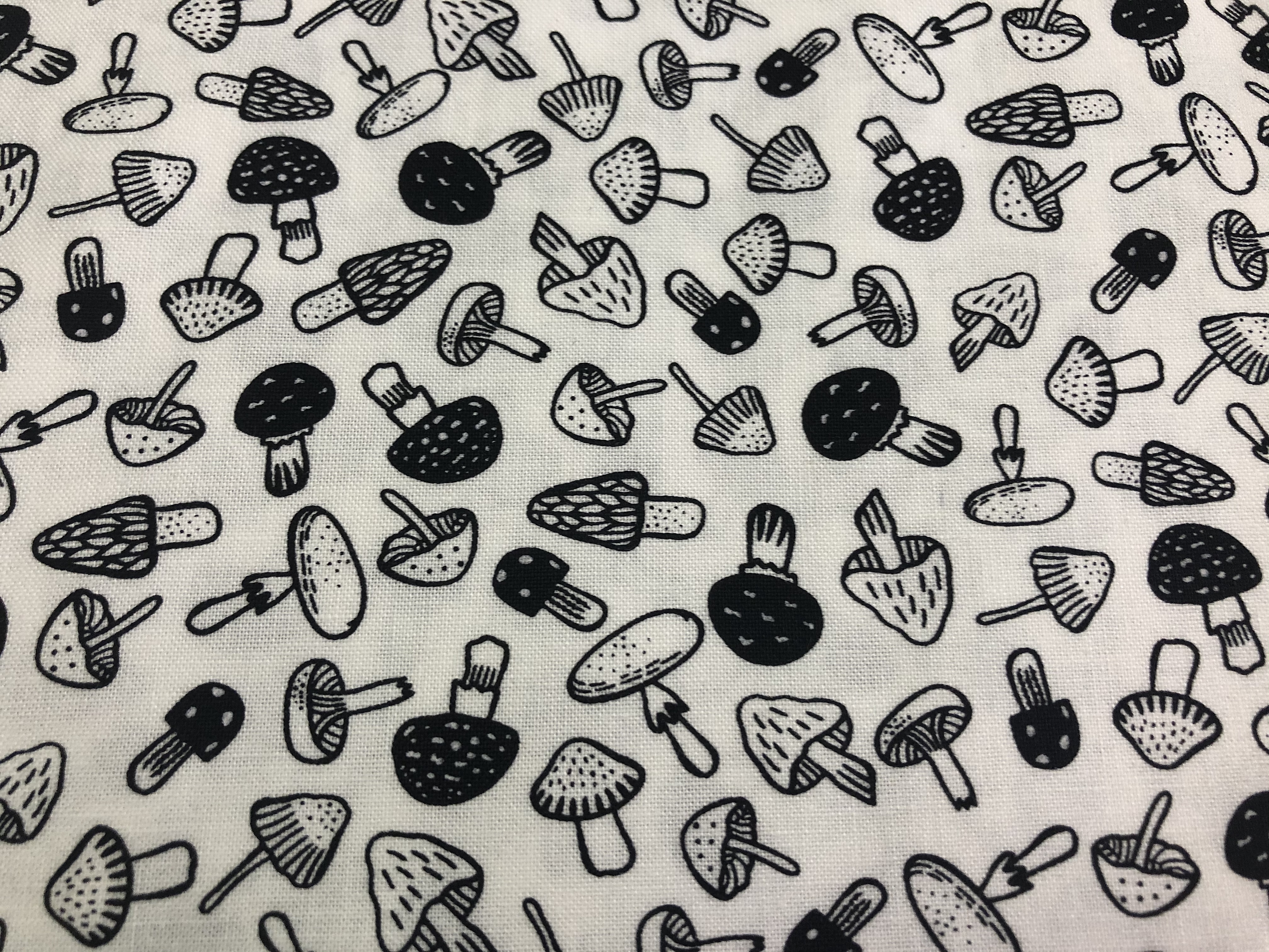 Mushrooms - Dear Stella - 1/2m cut 56343