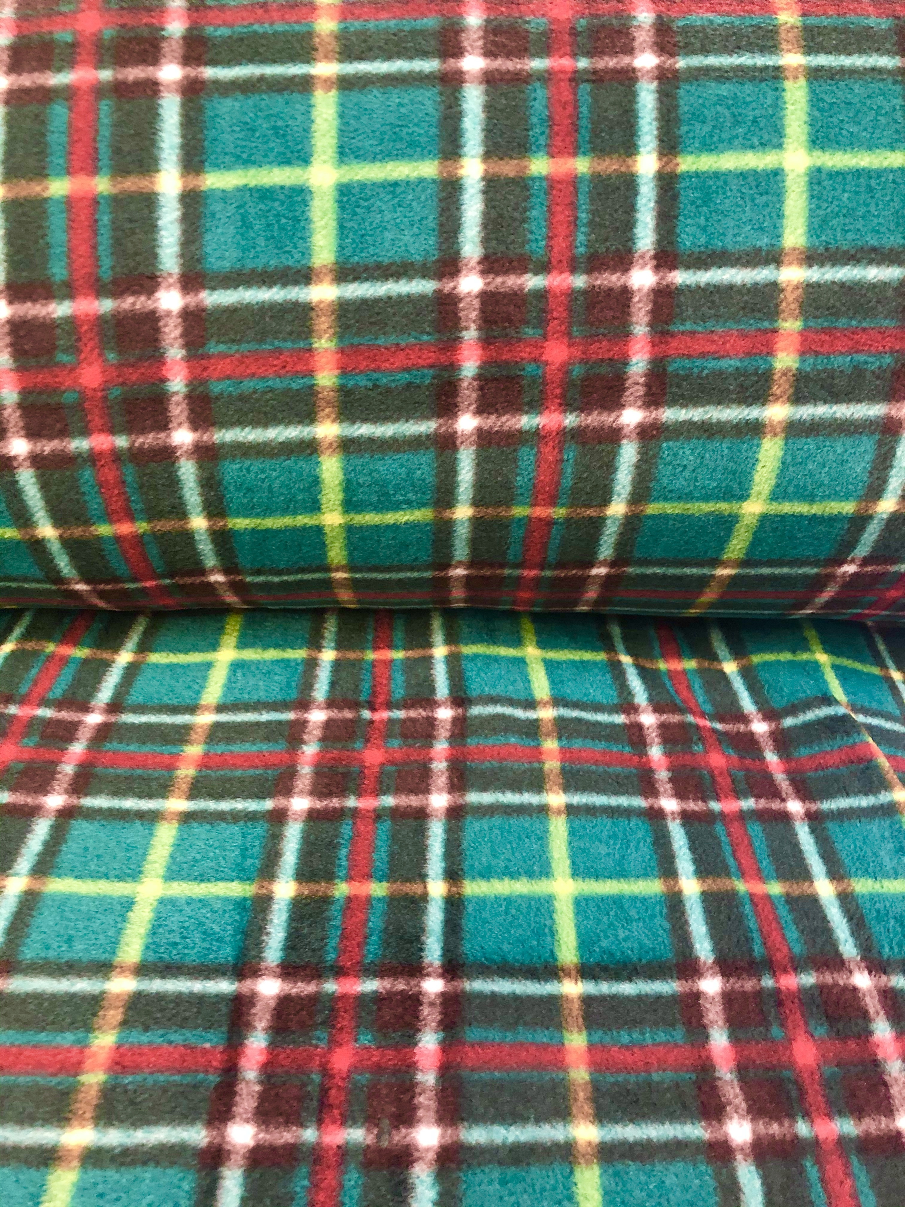 Newfoundland Tartan - Fleece - 60” wide - 1/2m cut 56437
