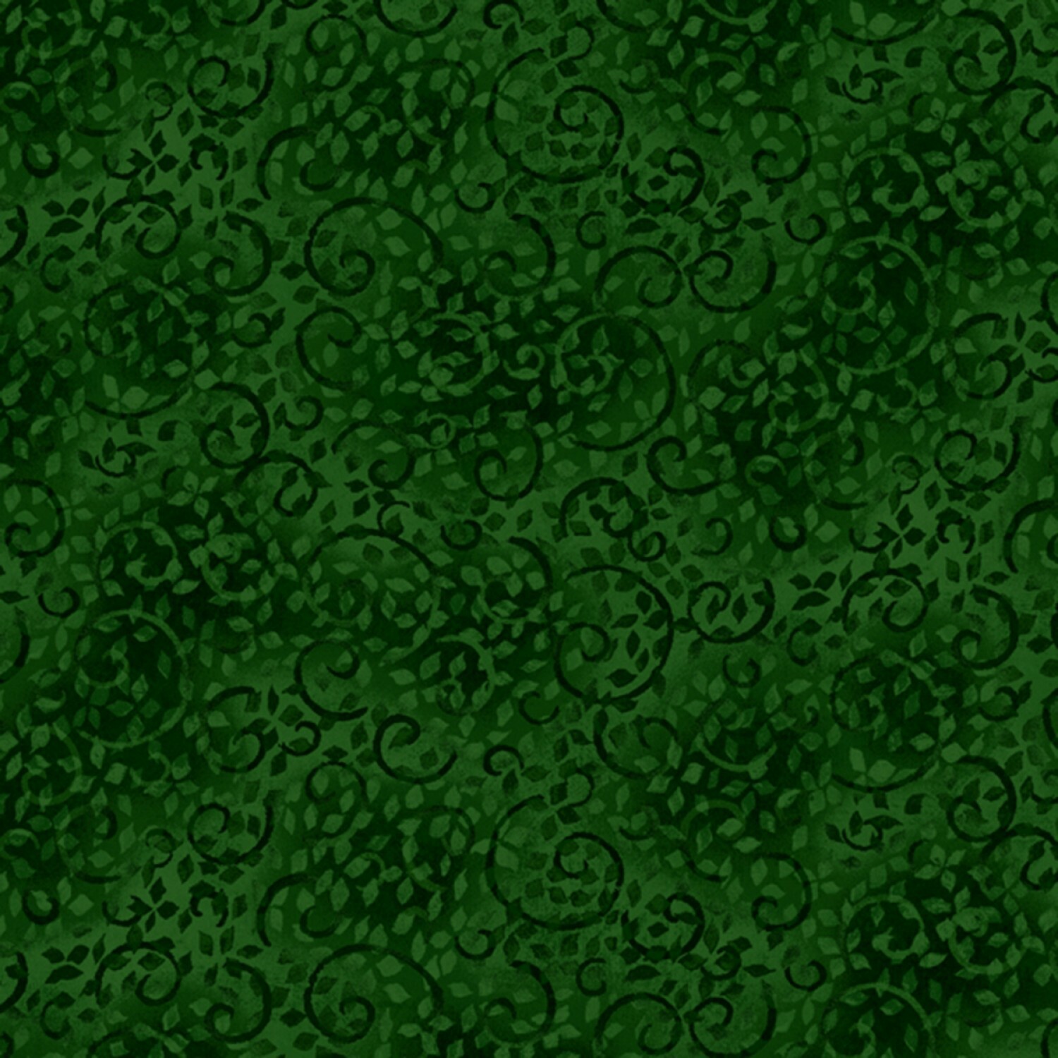 Dark Green Scroll - Wilmington Fabrics - 1/2m cut 56478