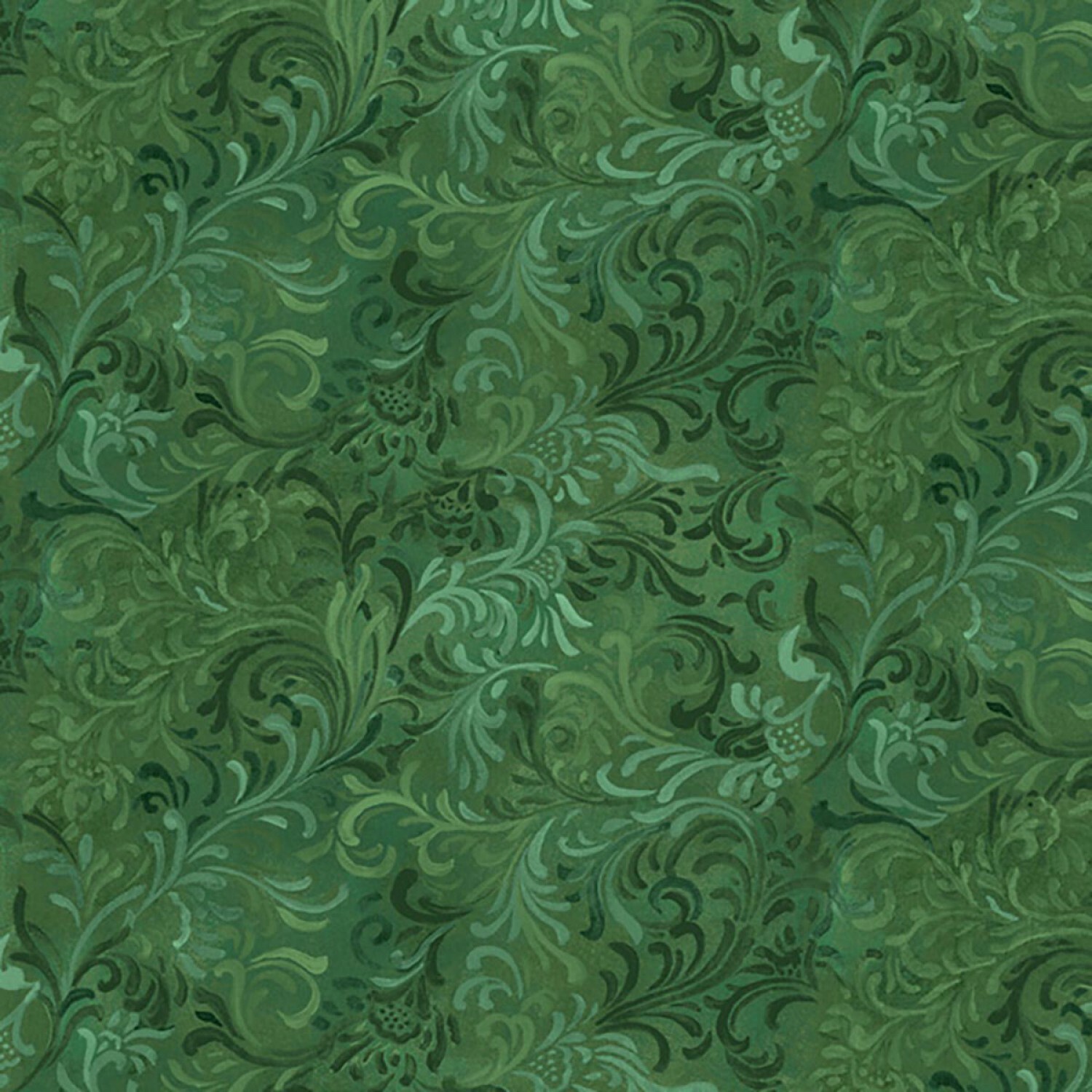 Jade Green Embellishment - Wilmington Fabrics - 1/2m cut 56483