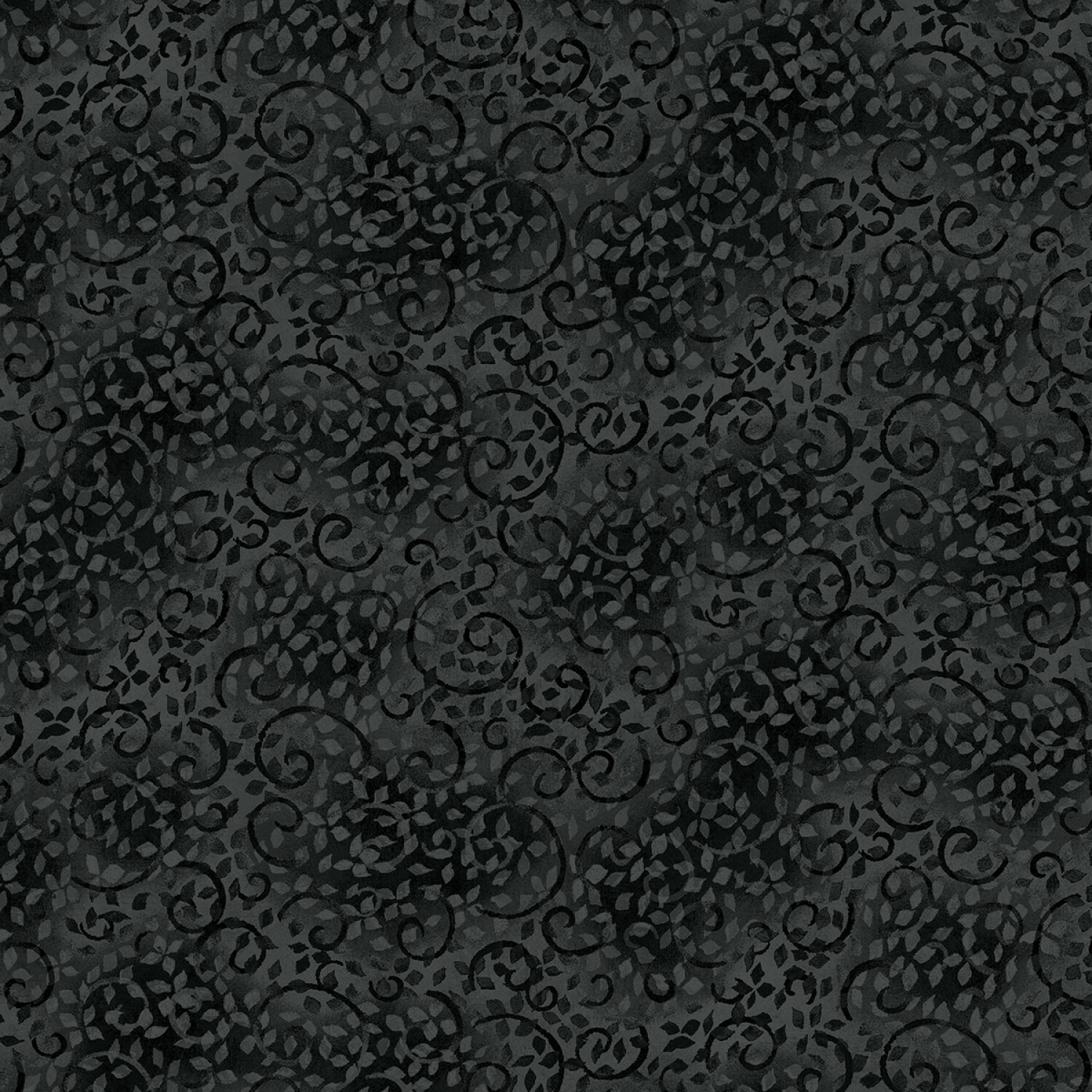 Black Scroll - Wilmington Fabrics - 1/2m cut 56475