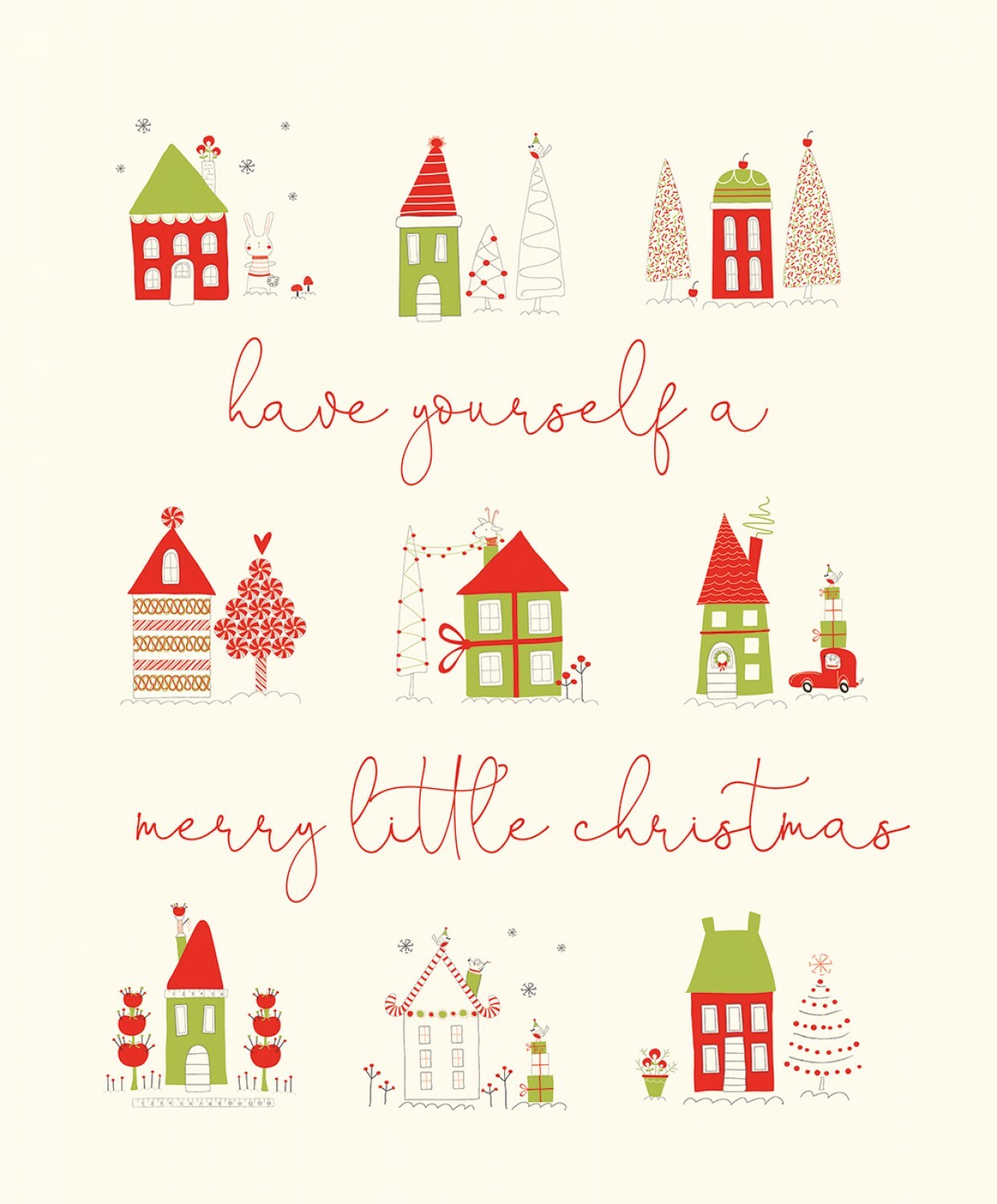Have Yourself A Merry Little Christmas Panel 56493
