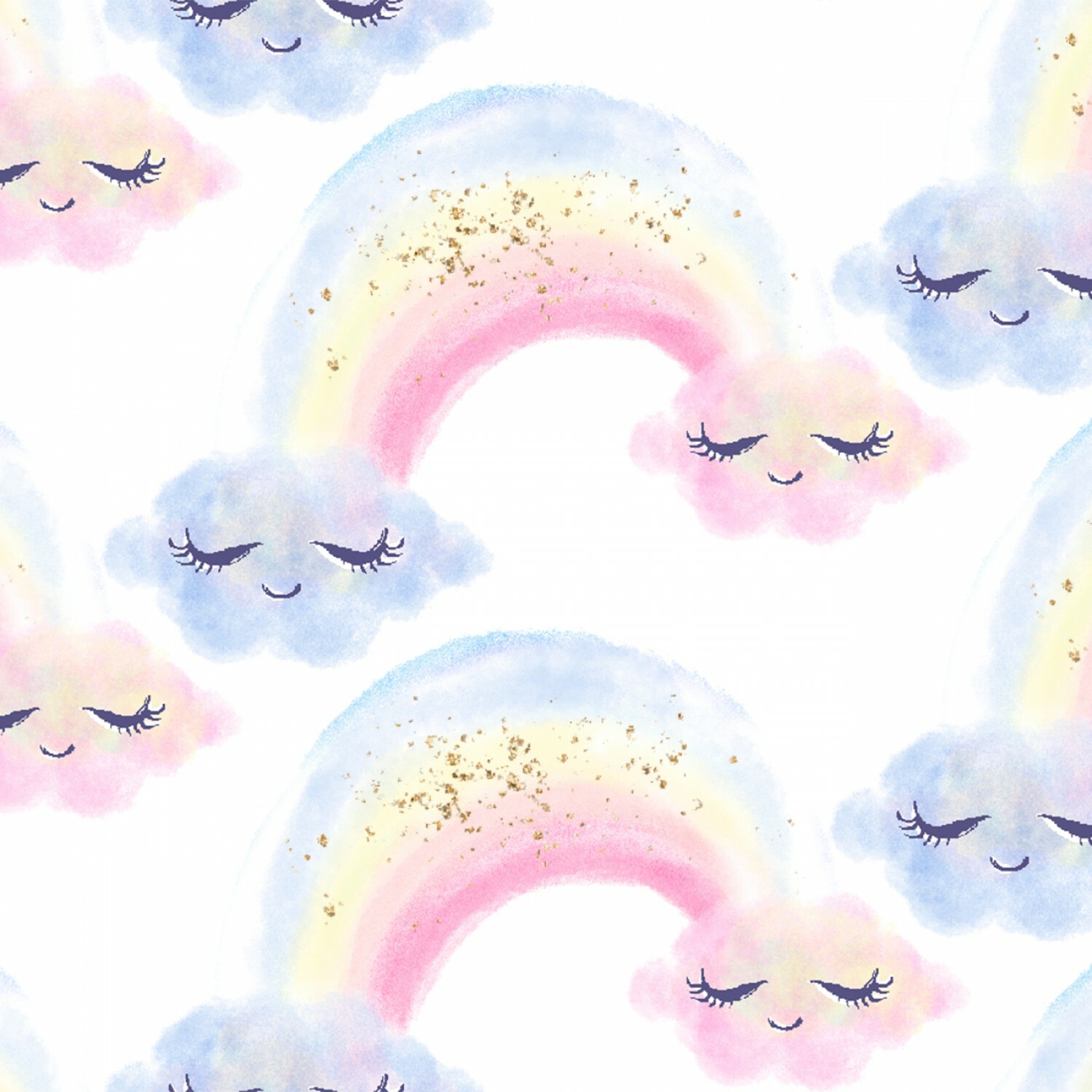 Unicorn Utopia - Rainbows - 1/2m cut 56511