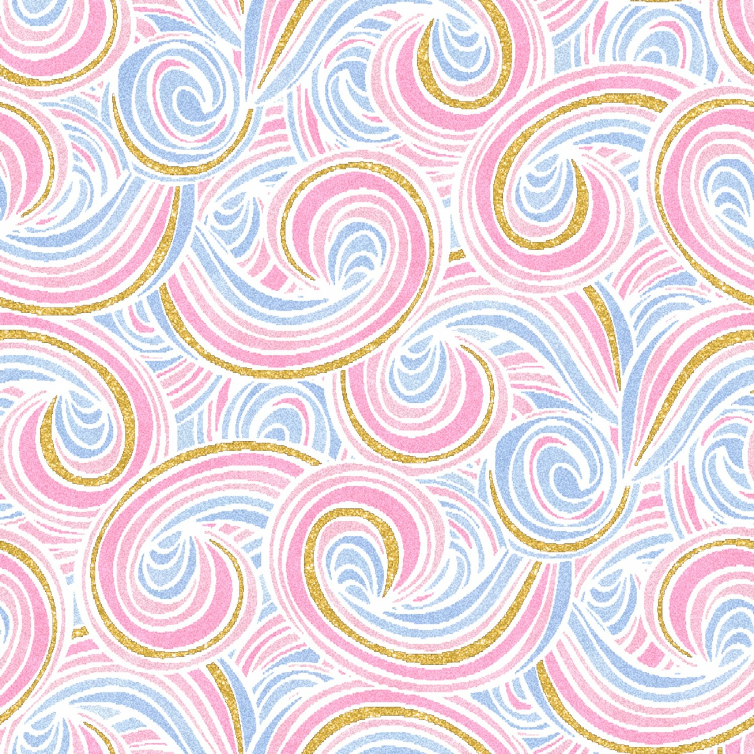 Unicorn Utopia - Swirls - 1/2m cut 56512