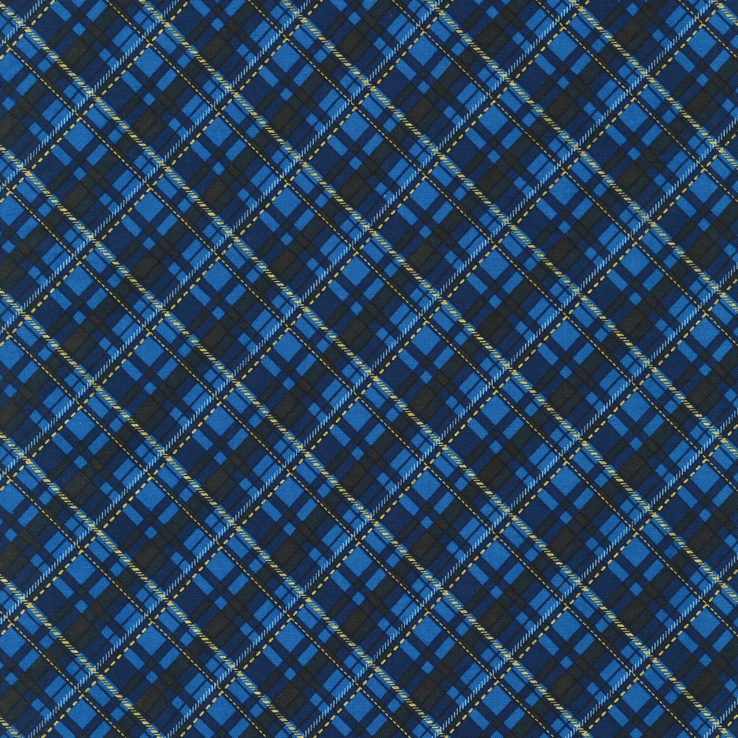 Navy Plaid - Winter's Grandeur 8 - 1/2m cut 56523
