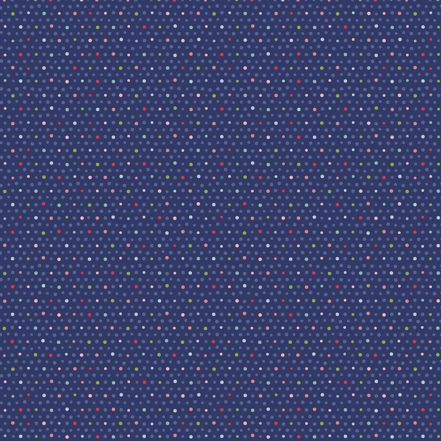 Navy Christmas Lights - Better Not Pout by Nancy Halvorsen - 1/2m cut 56534