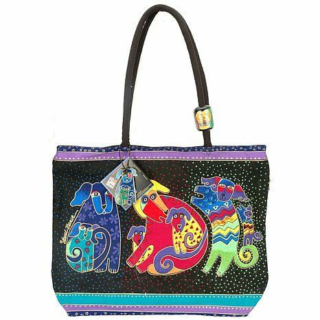 Laurel Burch Bag - Dog and Doggie Shoulder Tote 56538