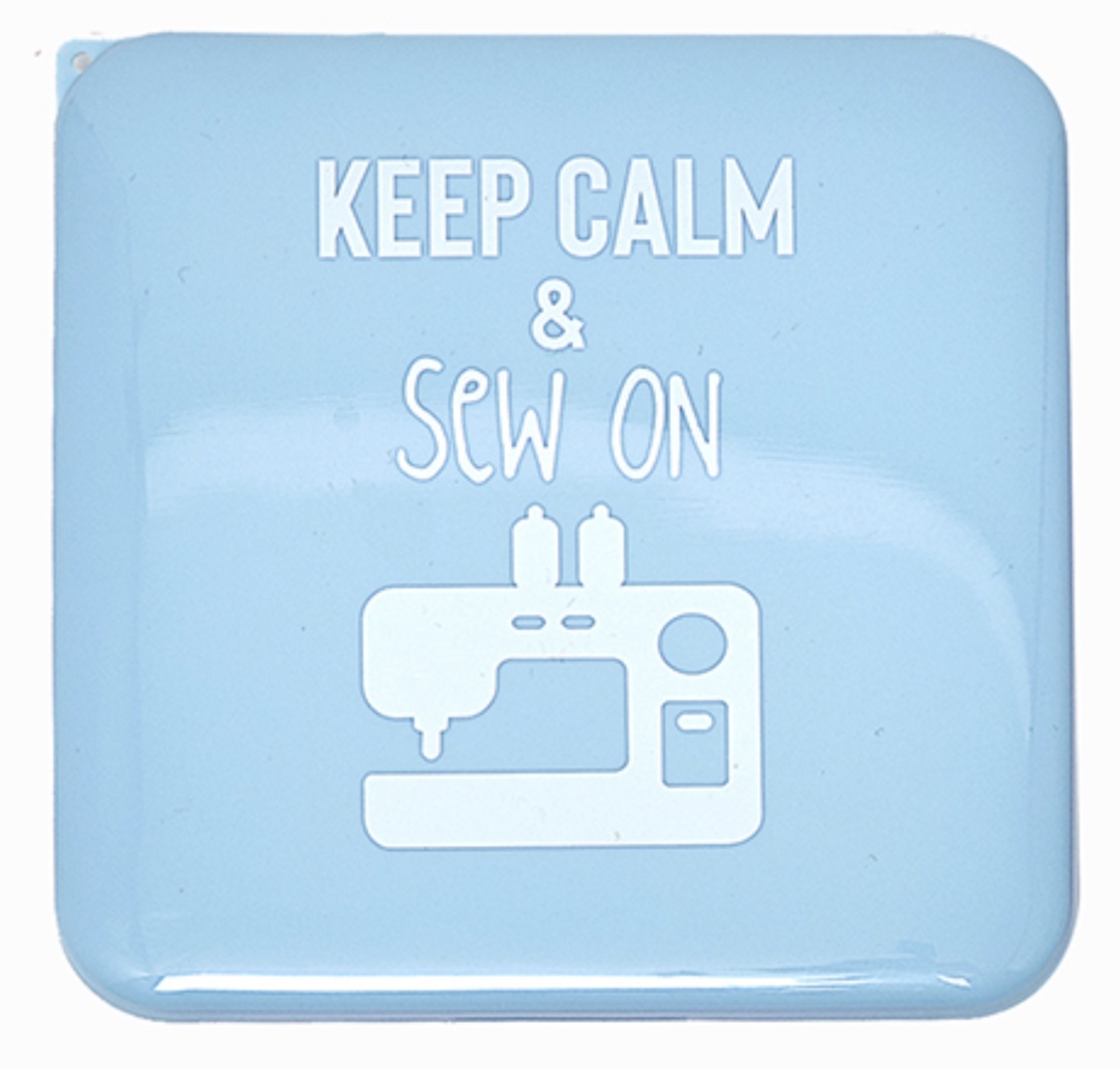 Antibacterial Face Mask Case - Blue - Keep Calm and Sew On 56548
