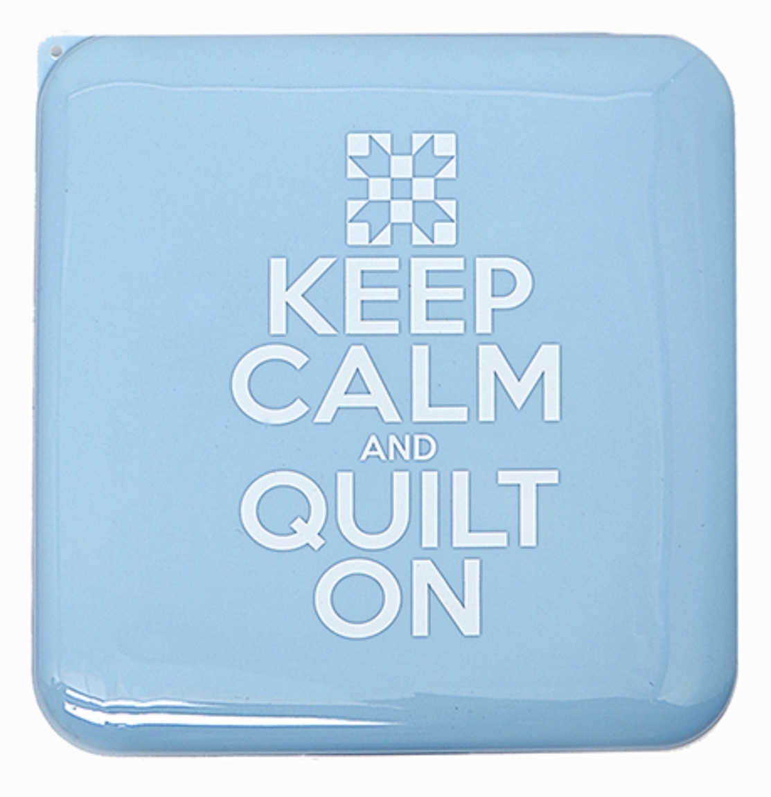 Antibacterial Face Mask Case - Blue - Keep Calm and Quilt On 56551