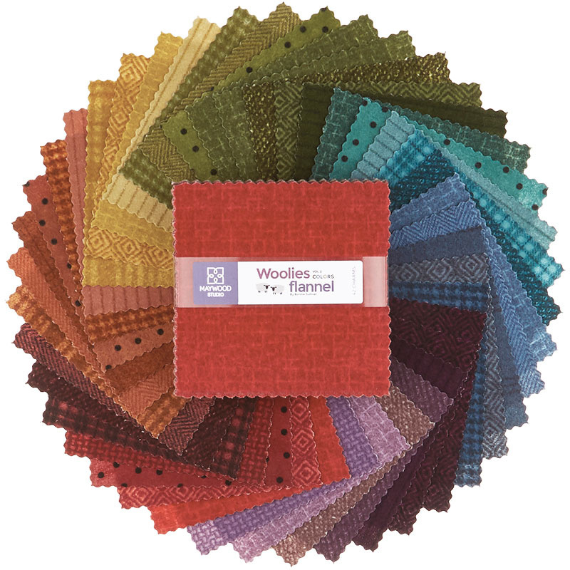 Woolies Flannel Charm Pack - Vol. 2 Colours 58421