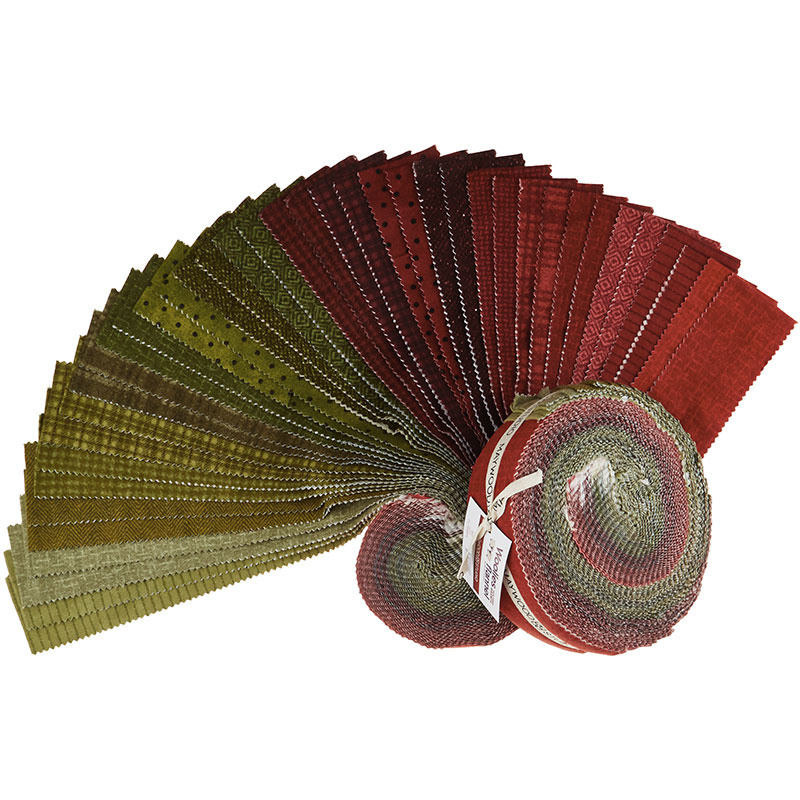 Woolies Flannel Jelly Roll - Holiday Warmth