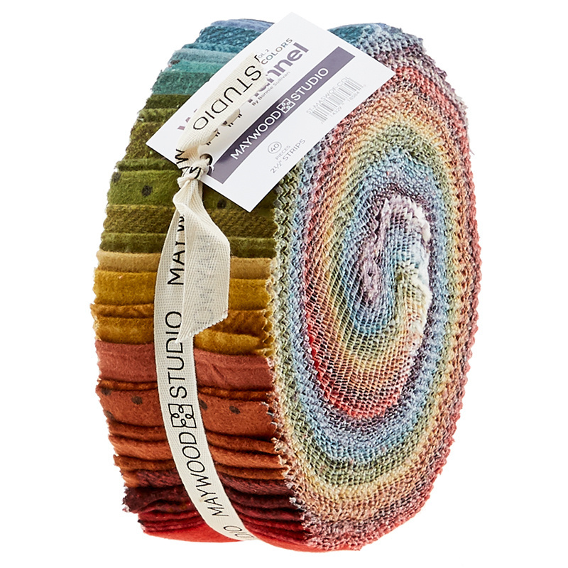 Woolies Flannel Jelly Roll - Vol. 2 Colours 56592