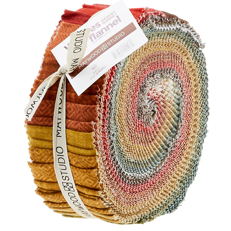 Woolies Flannel Jelly Roll - Desert Sunset 56593
