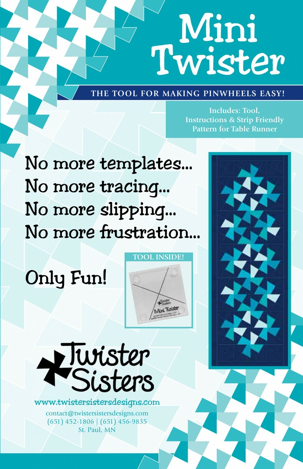 Mini Twister Template 56599