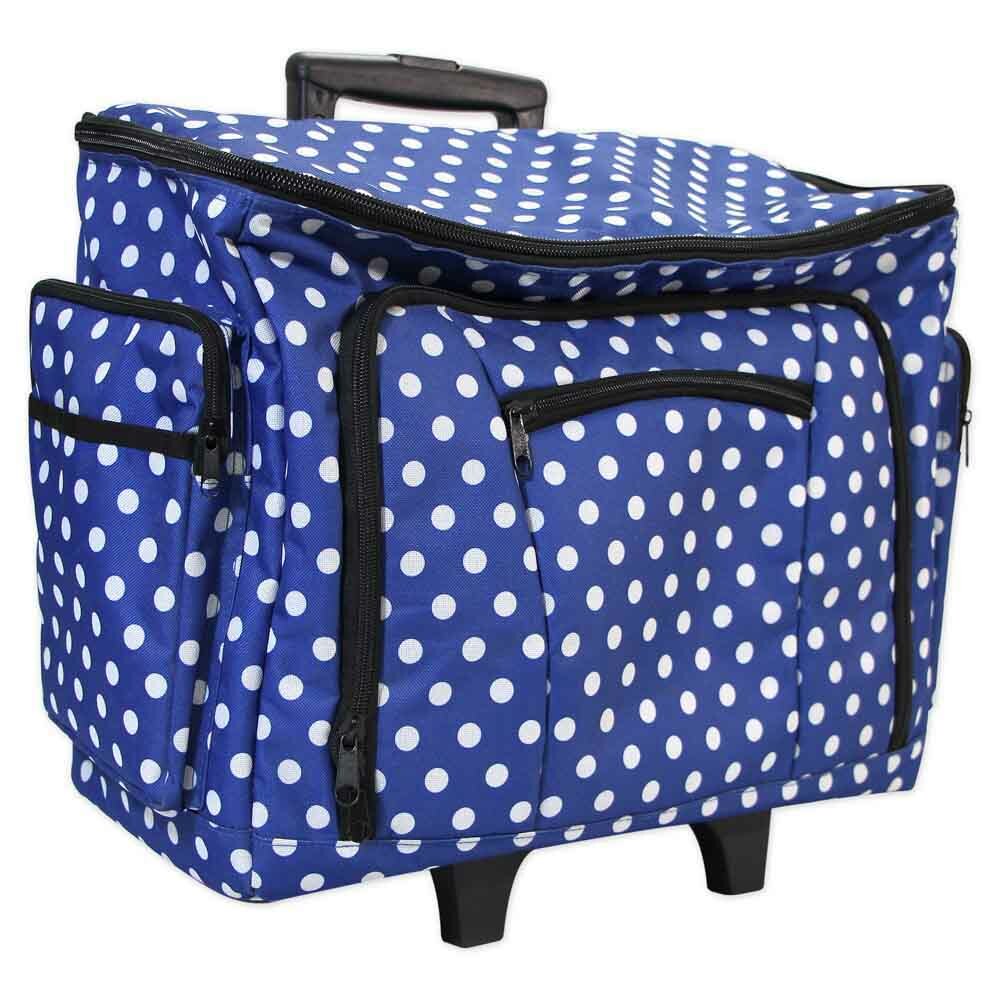 Machine Trolley - Blue Polka Dot 56617