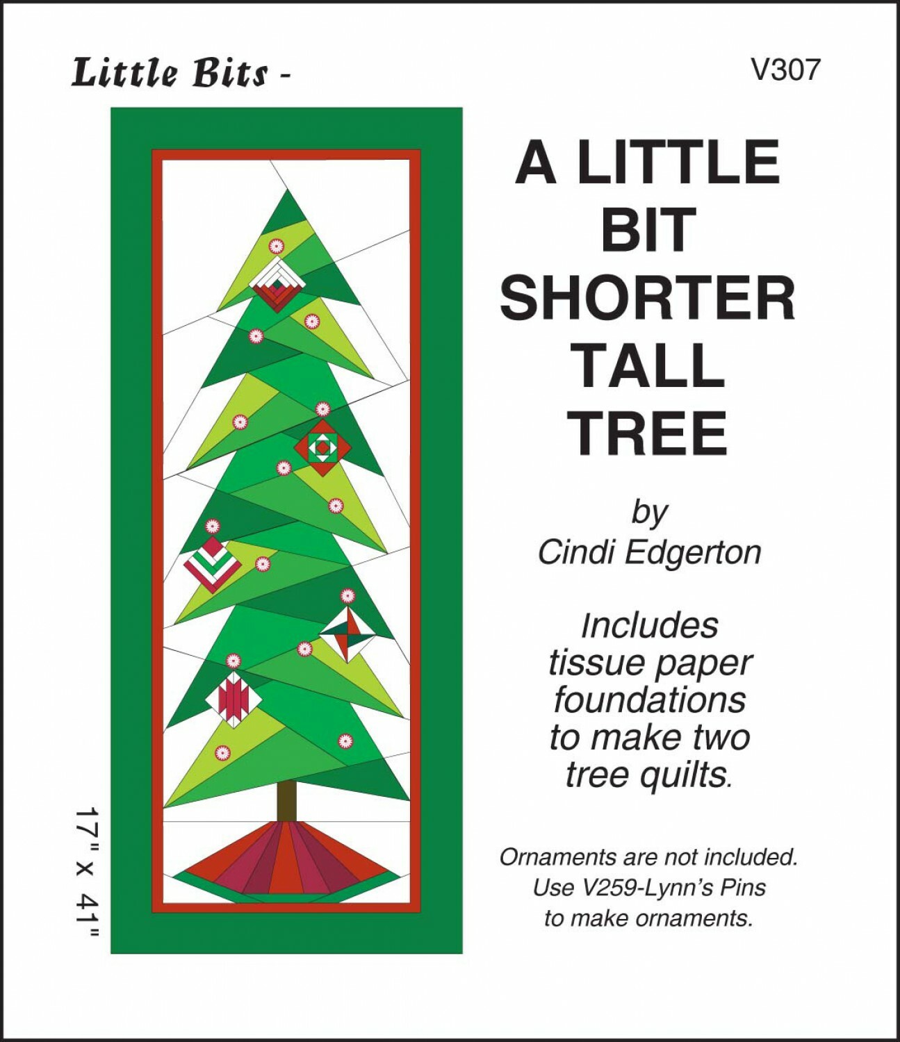 A Little Bit Shorter Tall Tree Paper Piecing Pattern 56640