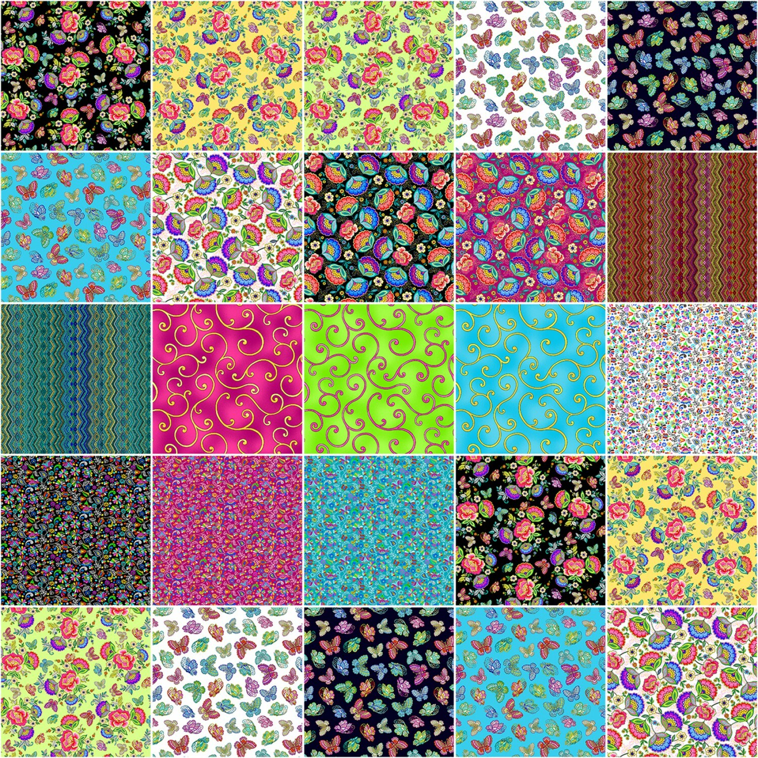 Dazzling Garden Jelly Roll 56654