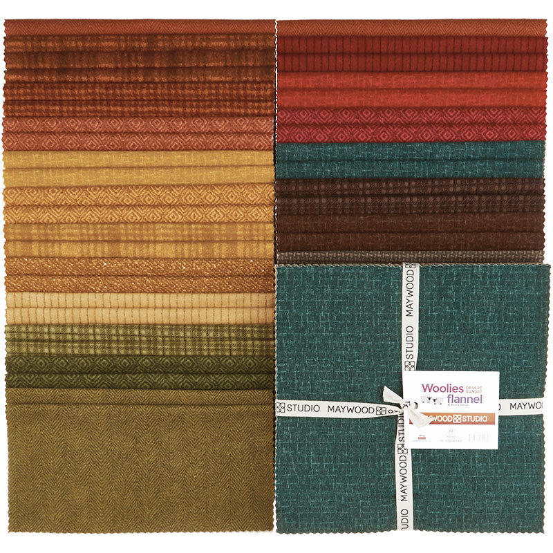 Woolies Flannel Layer Cake - Desert Sunset 56652