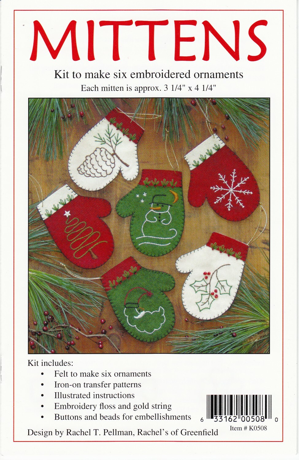 Mittens Ornament Kit 56728